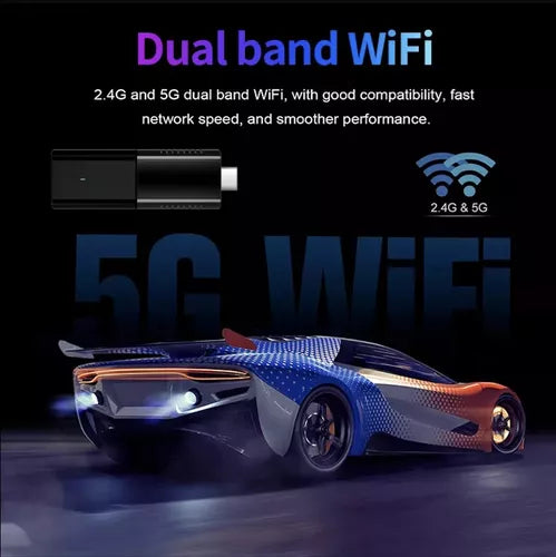 Androidtv Stick 4k 8gb+128gb Hdmi Wifi 2.4 Ghz, 5 Ghz