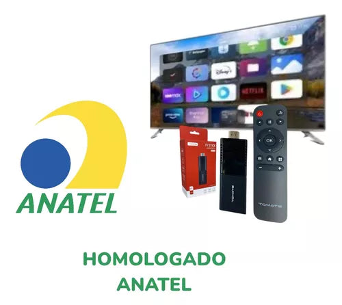 Aparelho Smart Stick Android 4k Ultra Hd Cor Preto