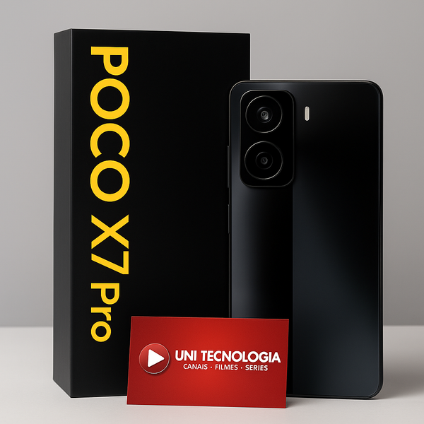 Smartphone Xiaomi Poco X7 Pro, 5G, 512GB, 12GB RAM, Câmera 50MP, Tela 6.67" AMOLED, Dual Sim, Preto