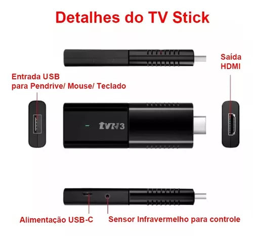 Androidtv Stick 4k 8gb+128gb Hdmi Wifi 2.4 Ghz, 5 Ghz